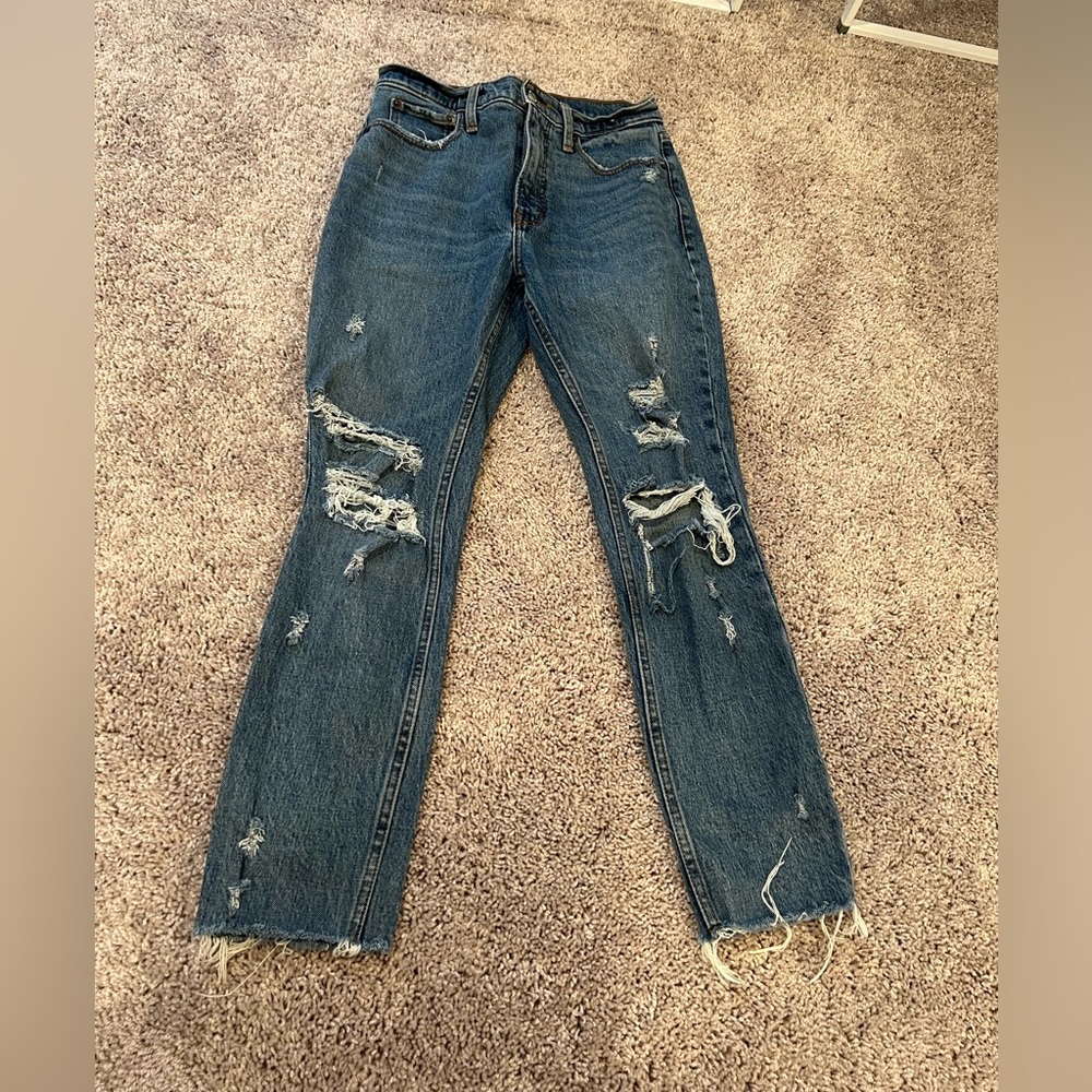 Abercrombie the skinny high rise size 26/2